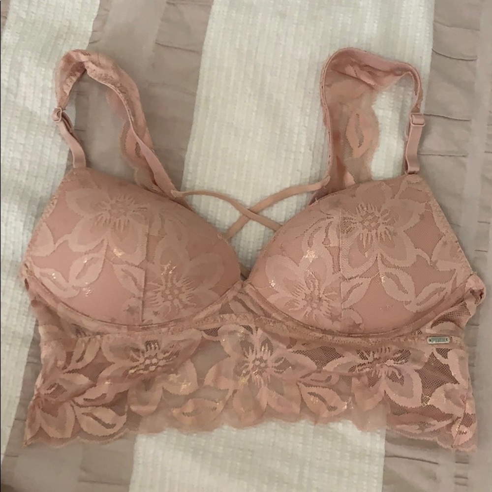 Pink bralette